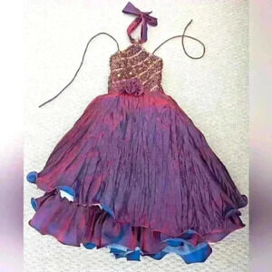 Girls Halter Party  Dress - size 3-4